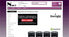 Desktop Screenshot of nagelgrossisten.se
